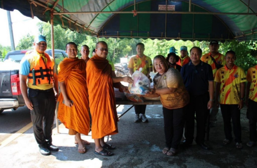 มอบถุงยังชีพ แบ่งปัน ปันสุข ผู้ประสบภัยน้ำท่วม ปี 2567 จ.ปราจีนบุรี